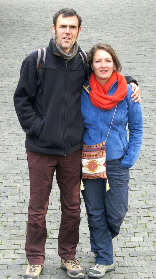 Sabina et Jérôme souriant