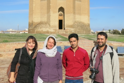 Mostafa and Maria a Gonbad-e-Kavus