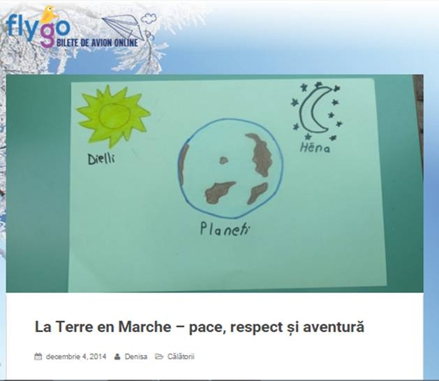 Article de presse <i>Flygo Romania</i> (Roumanie)