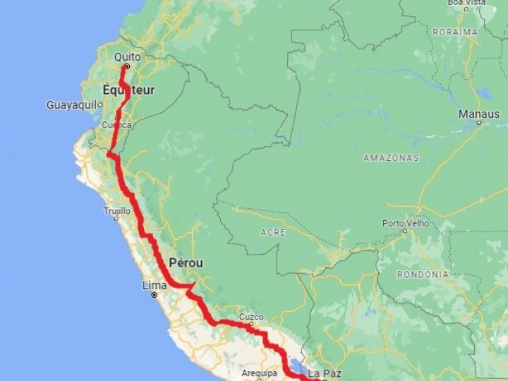 La Terre en Marche 3, La route des Incas, 4000 km à pied de Quito au lac Titicaca.